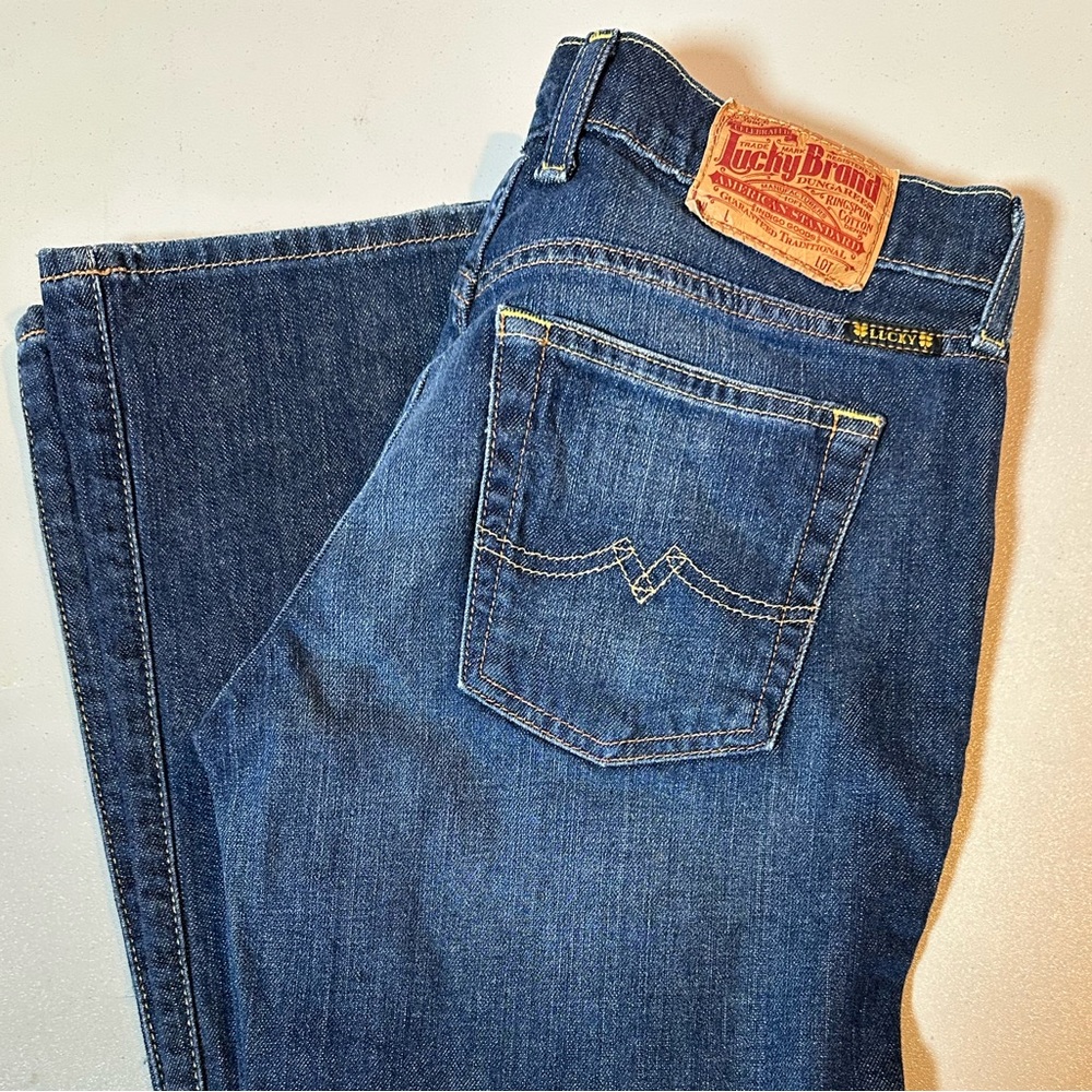 Lucky Brand Dark Blue Wide Leg Jeans